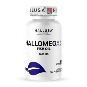 HALLOMEGA 3 FISH OIL 1000 MG – Soporte Integral para Corazón, Salud cardiovascular y articular